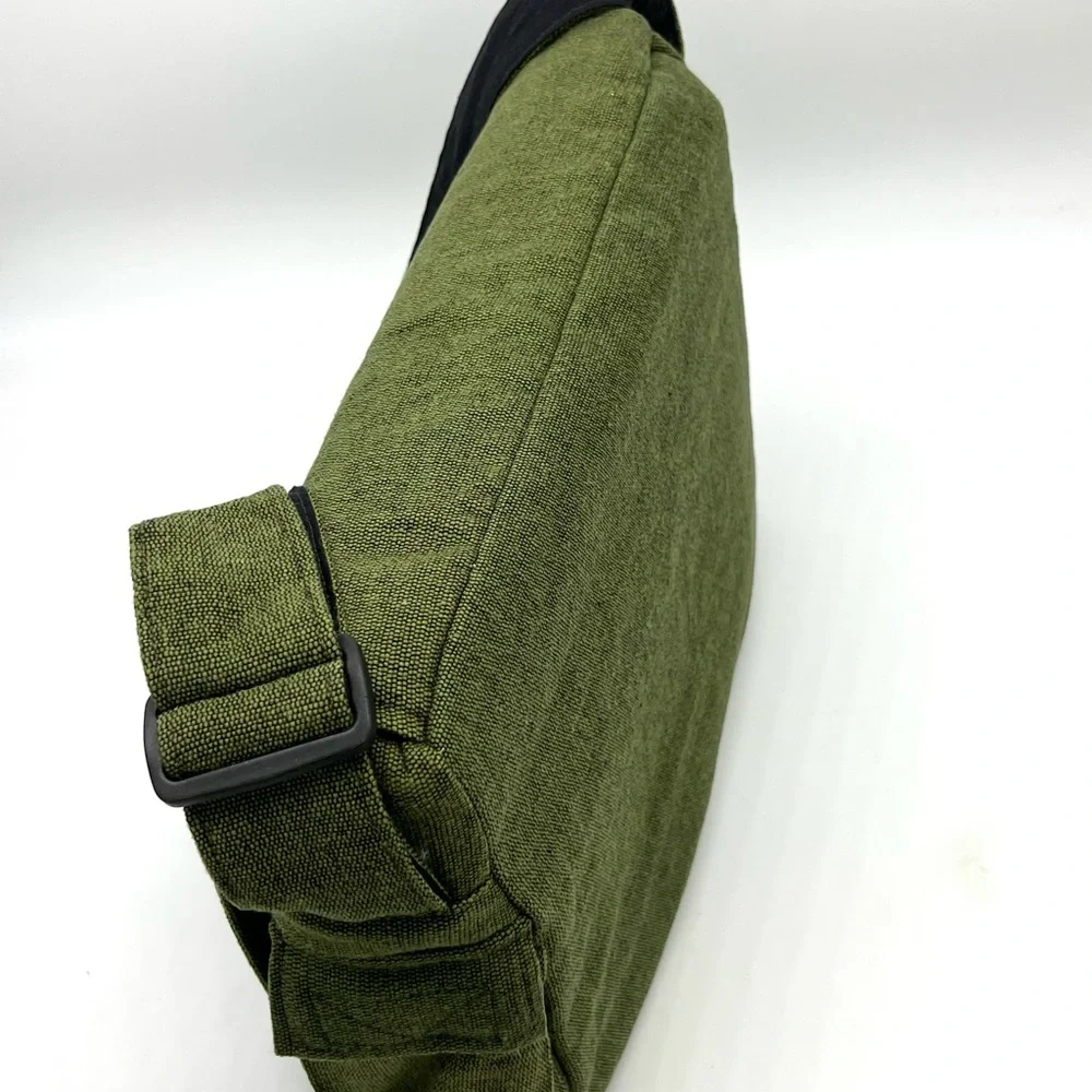 Yin Yang Embroidered Laptop Messenger Bag